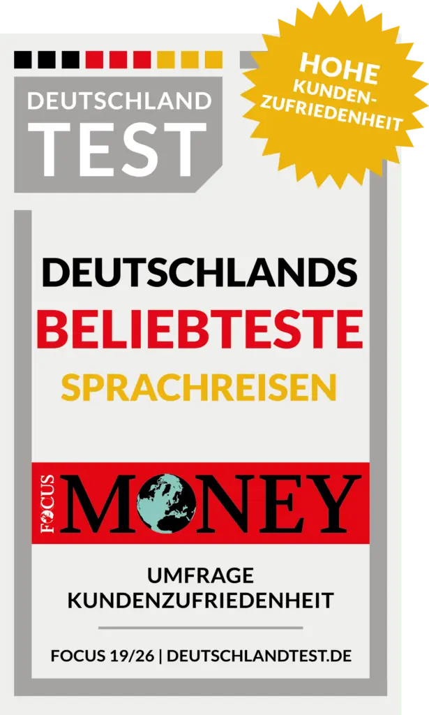 Auszeichnung von Focus Money 2026. camps for friends ist Testsieger! Deutschlands beliebteste Sprachreise.