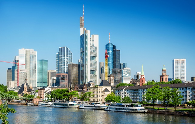 Skyline von Frankfurt, Veranstaltungsort des City Camps der camps for friends.